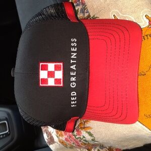 Purina Feed Greatness Embroidered Trucker Mesh Snapback Cap Hat New Sample